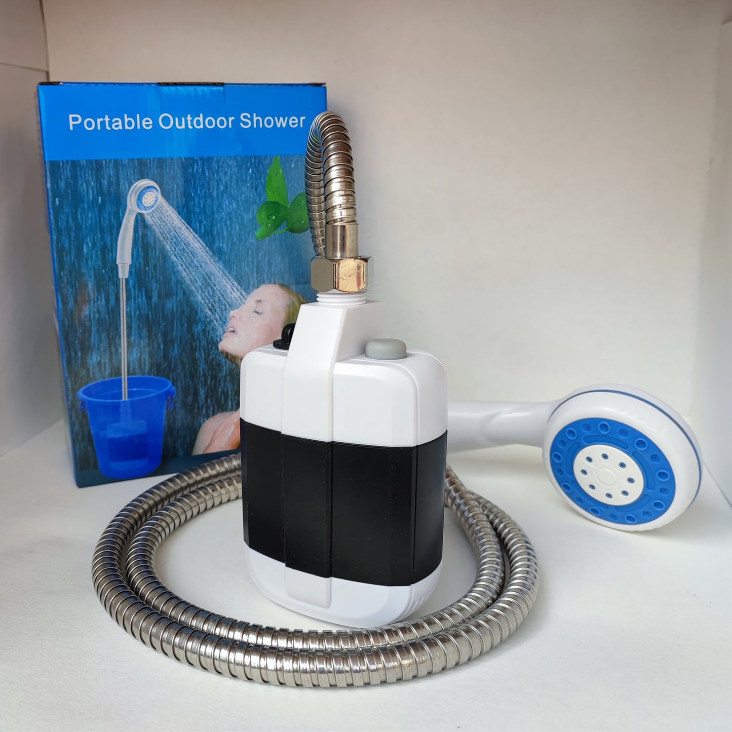 Ducha Portátil Camperwilf® – Con Motor Eléctrico y USB