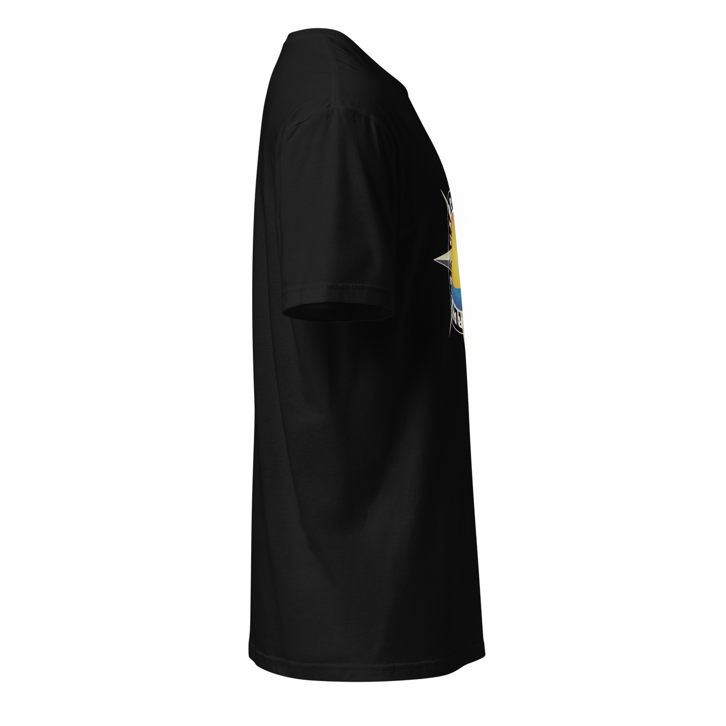 Camiseta Camperwilf® 100% algodón- Negro, Sol y Mar