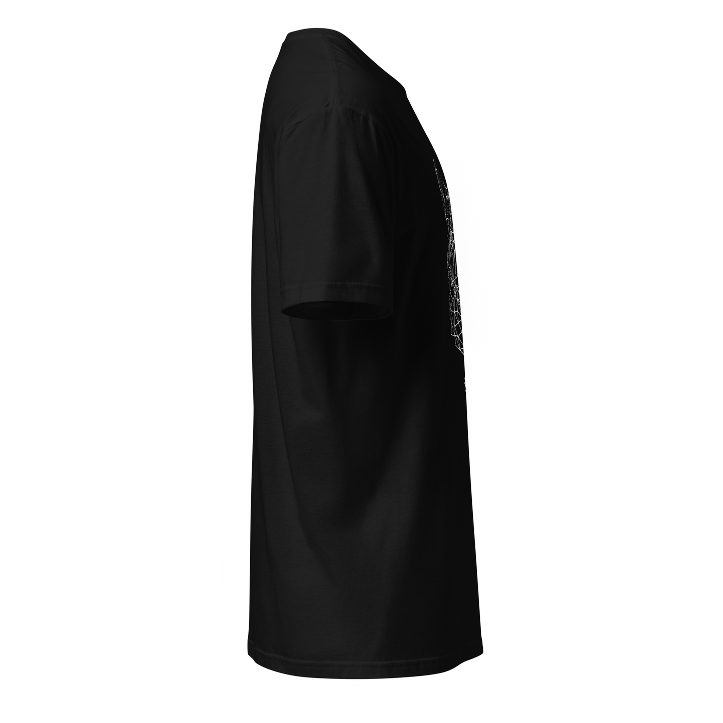 Camiseta Camperwilf® 100% algodón- Negro, Lobo blanco