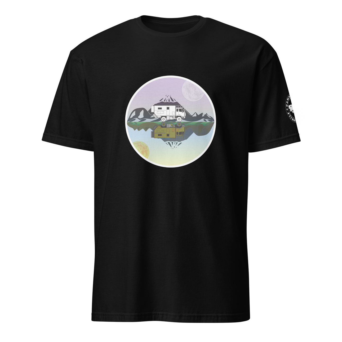 Camiseta Camperwilf® 100% algodón- Negro, Espejismo 3