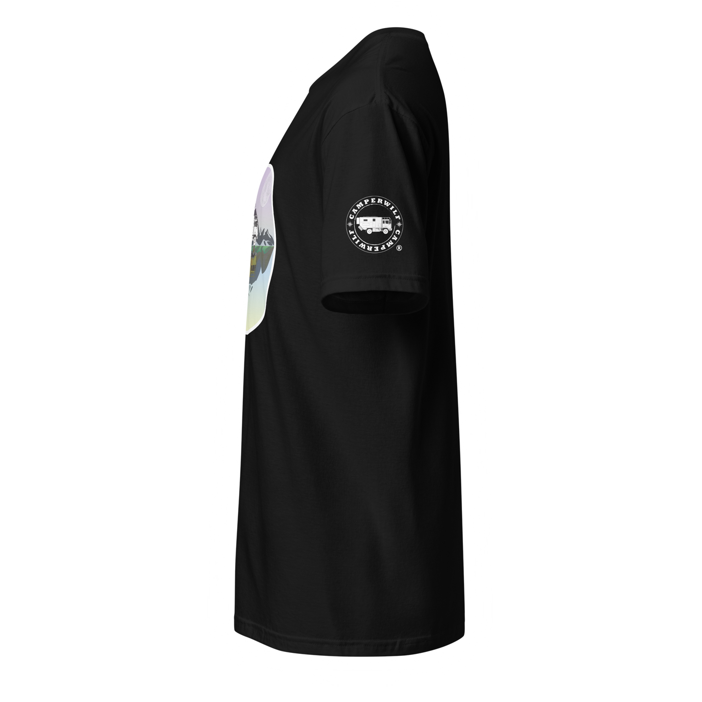 Camiseta Camperwilf® 100% algodón- Negro, Espejismo 3