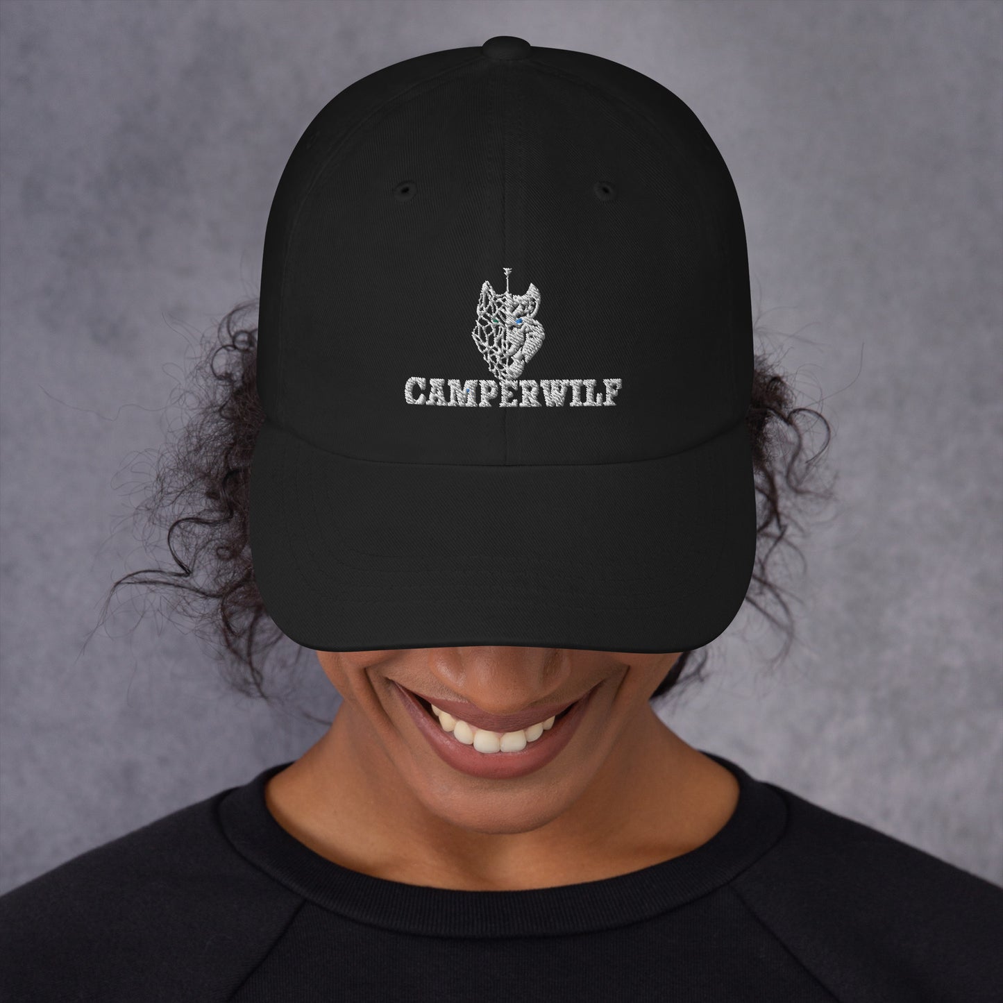 Gorra Camperwilf® – Baseball Lobo Blanco (6 Colores)