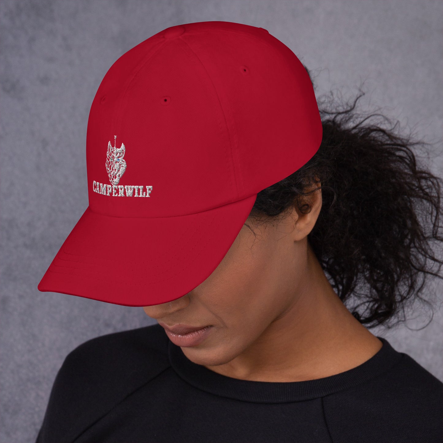 Gorra Camperwilf® – Baseball Lobo Blanco (6 Colores)