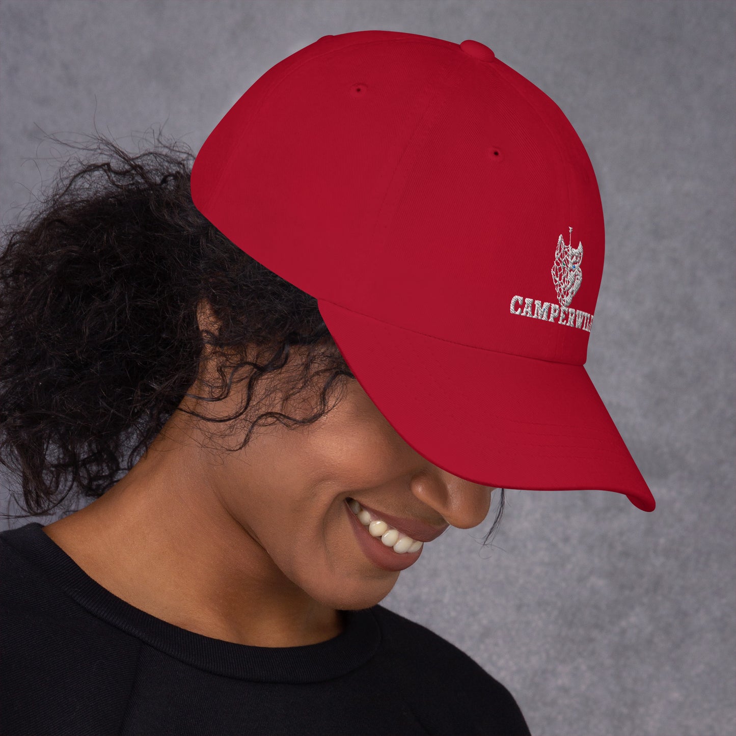 Gorra Camperwilf® – Baseball Lobo Blanco (6 Colores)