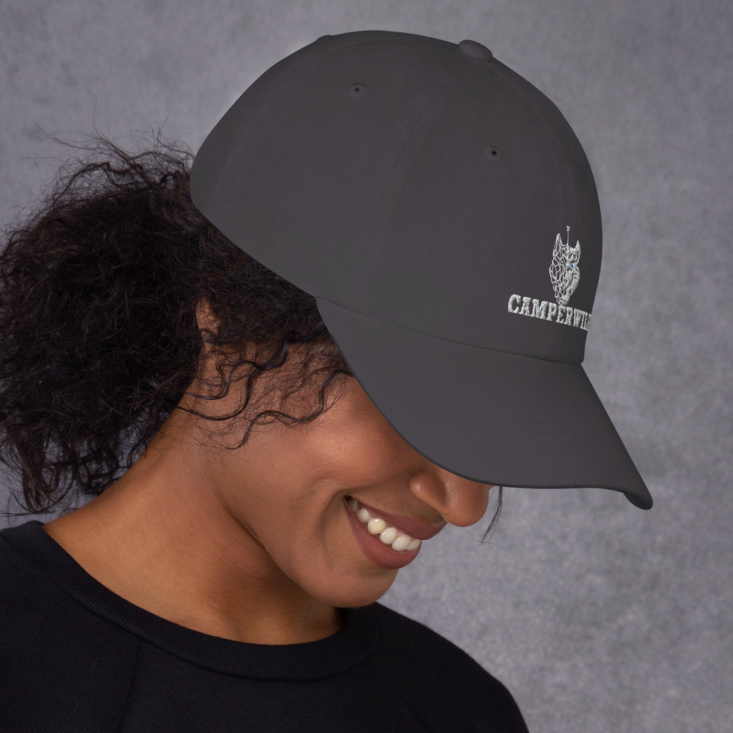 Gorra Camperwilf® – Baseball Lobo Blanco (6 Colores)