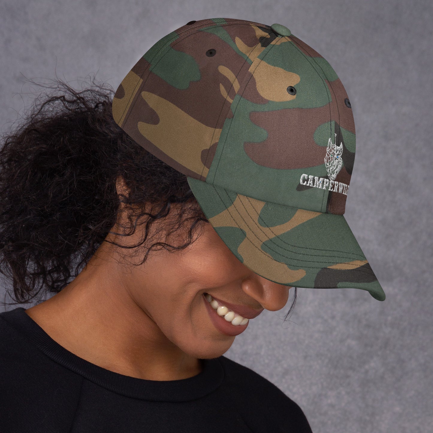 Gorra Camperwilf® – Baseball Lobo Blanco (6 Colores)
