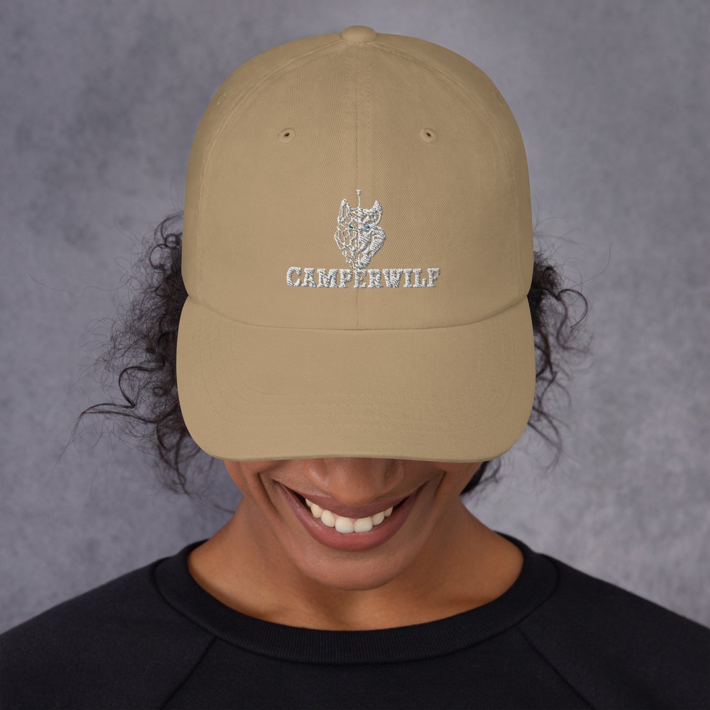 Gorra Camperwilf® – Baseball Lobo Blanco (6 Colores)