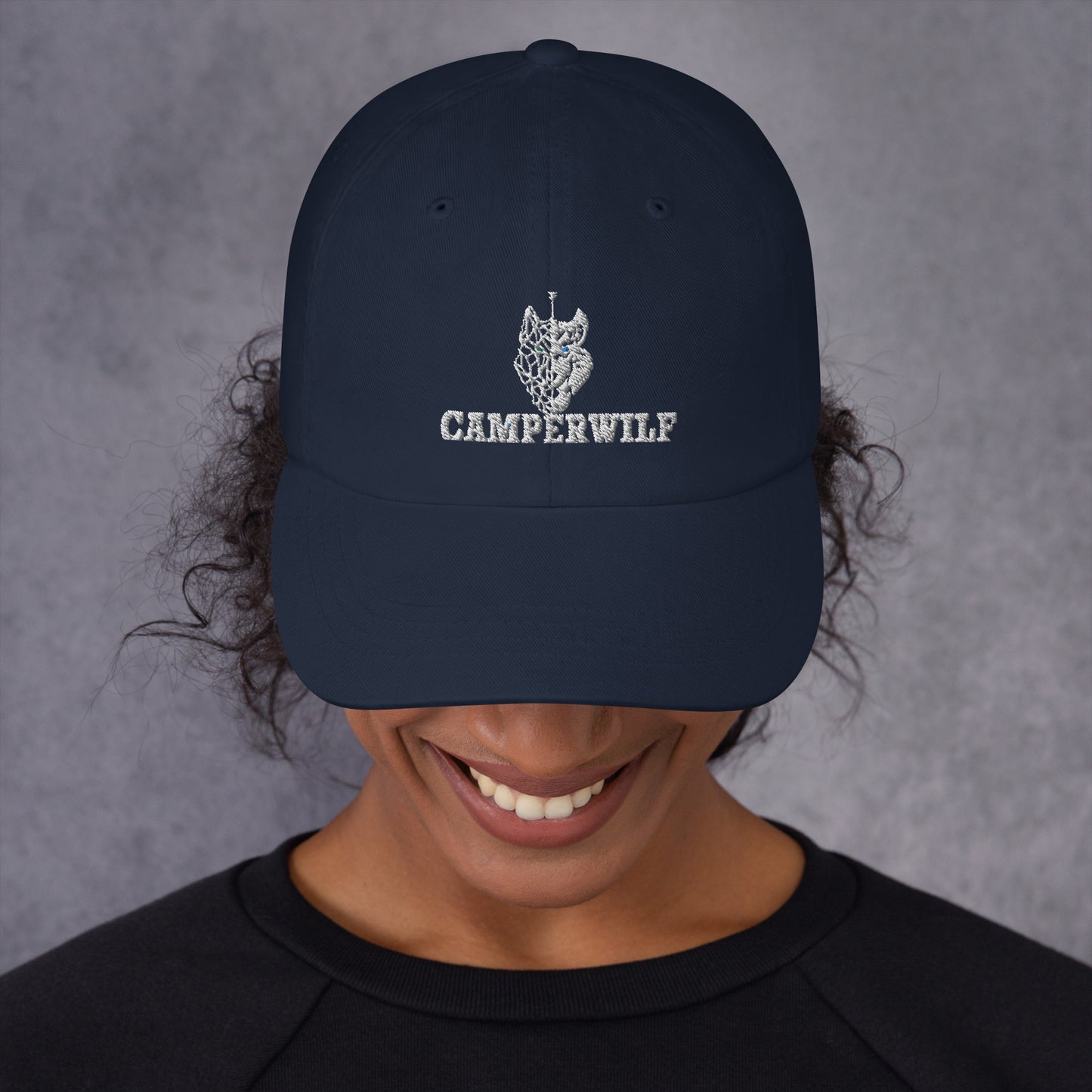 Gorra Camperwilf® – Baseball Lobo Blanco (6 Colores)