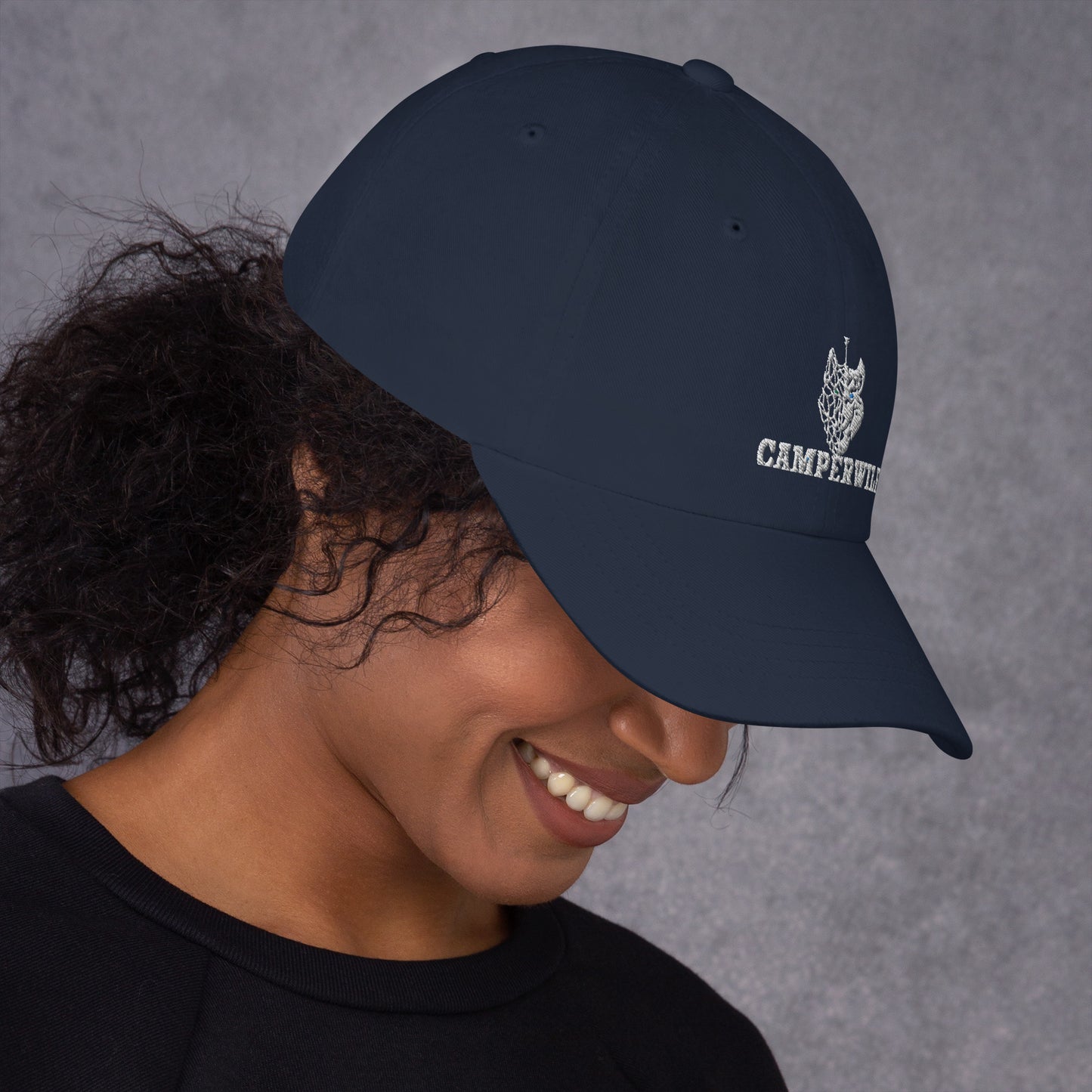 Gorra Camperwilf® – Baseball Lobo Blanco (6 Colores)