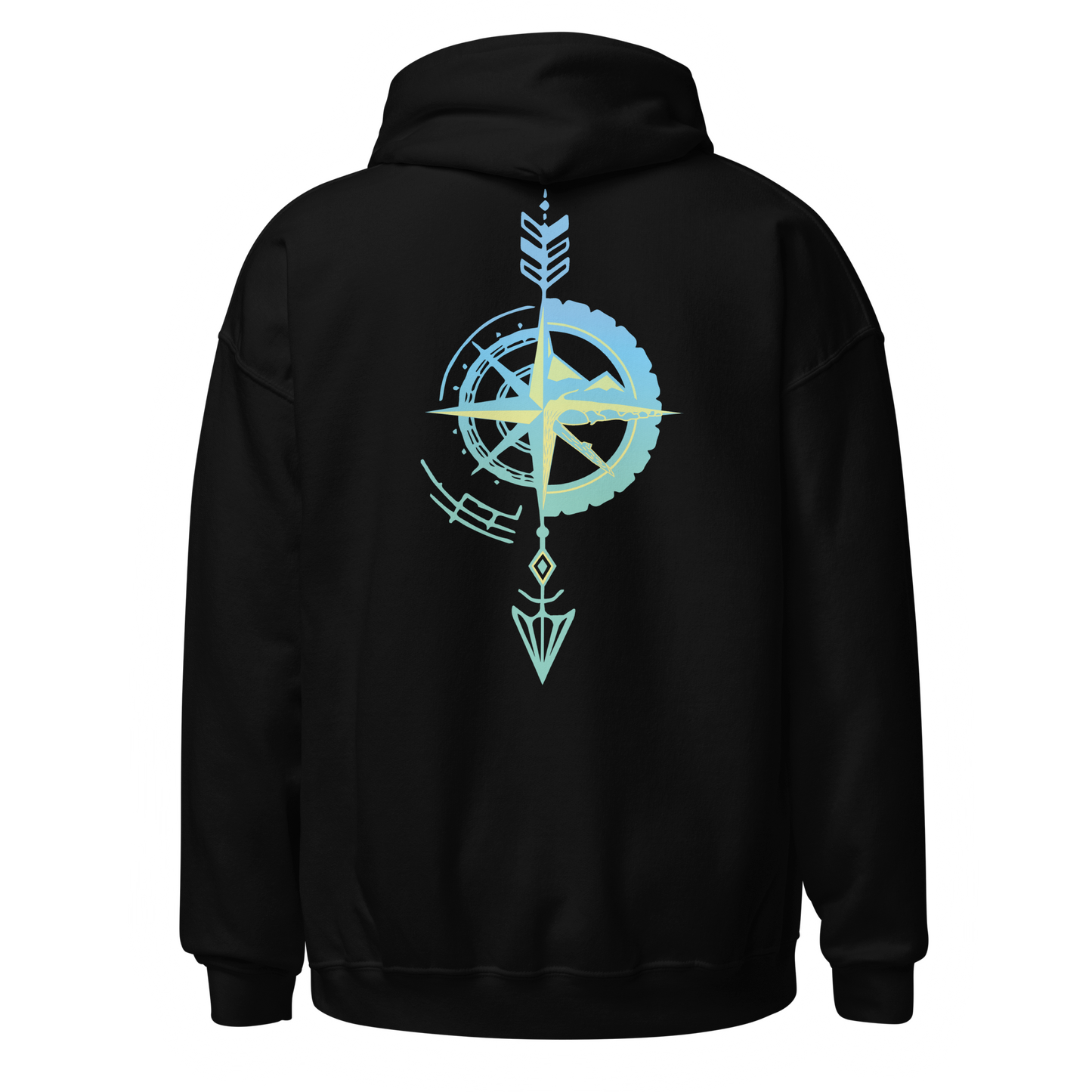 Sudadera Camperwilf® – Flecha Vermilla (Color Negro)