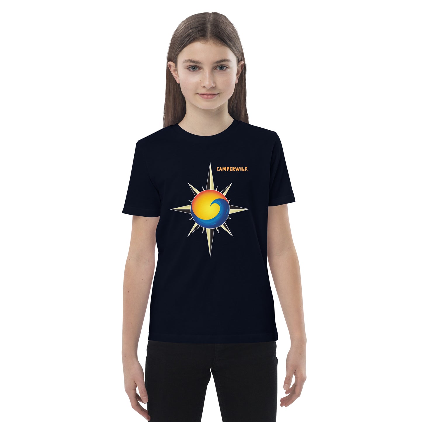 Camiseta Niño Camperwilf® – Viento, Sol y Mar