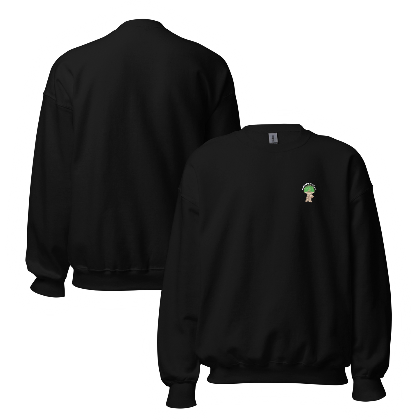 Sudadera Camperwilf® – Setita Verde Unisex (Color Negro)