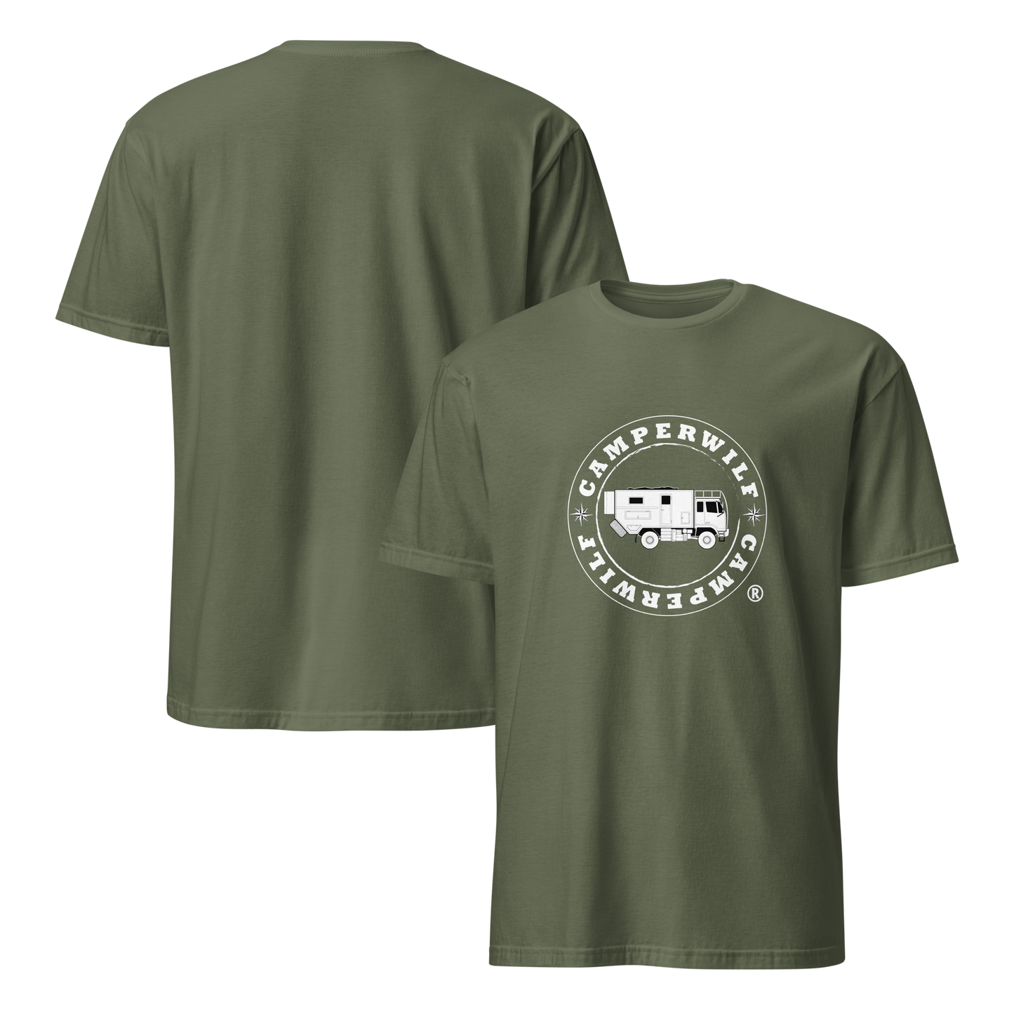 Camiseta de manga corta Verde Militar