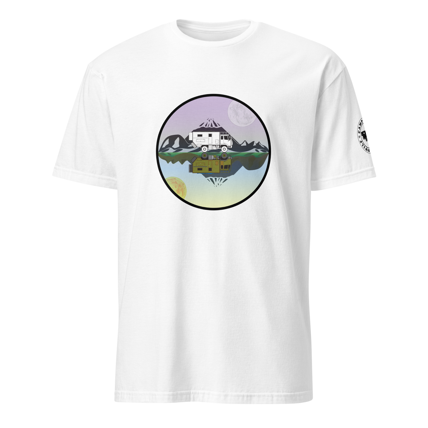 Camiseta Camperwilf® 100% algodón- Blanco, Espejismo 4