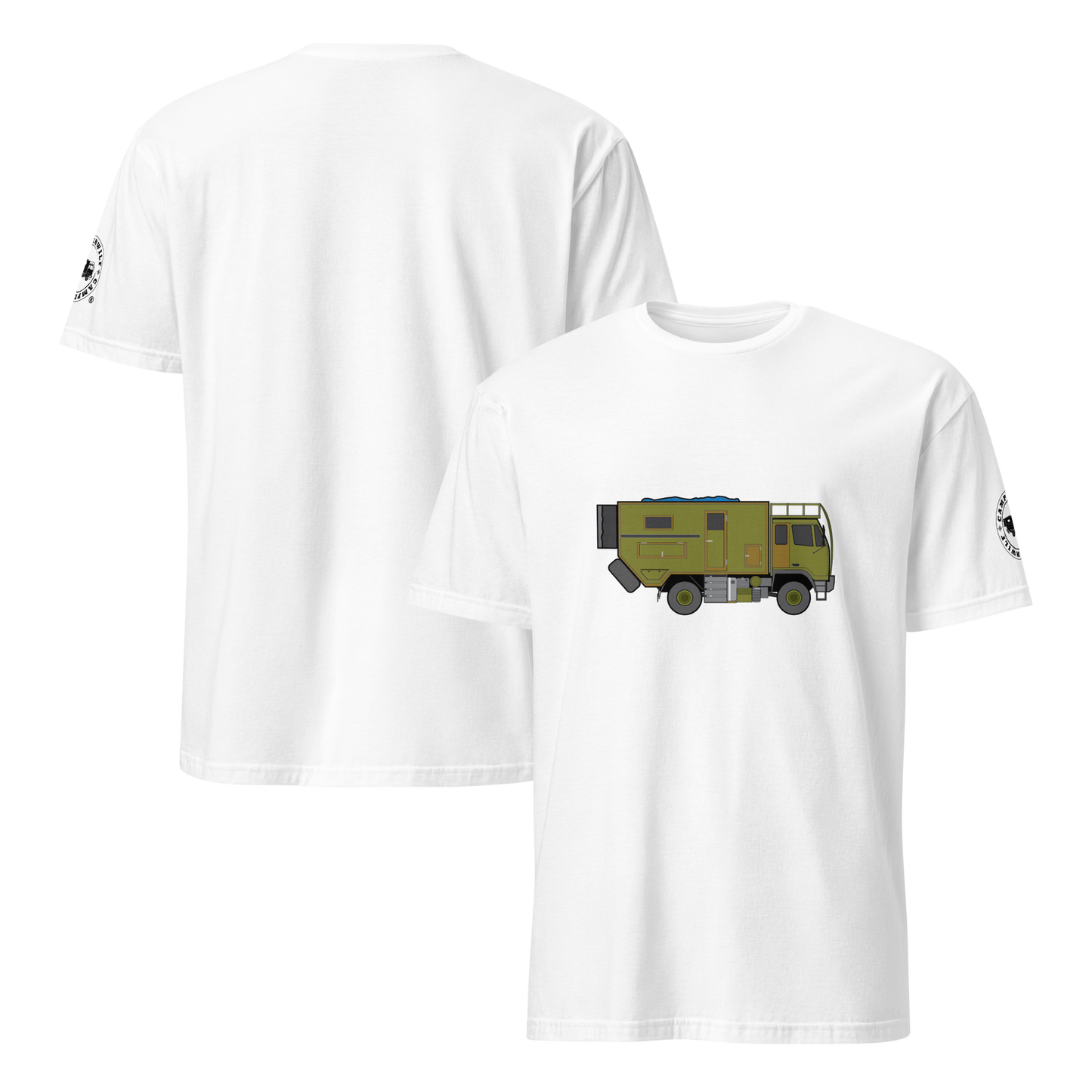 Camiseta Camperwilf® 100% algodón- Blanco, Truck