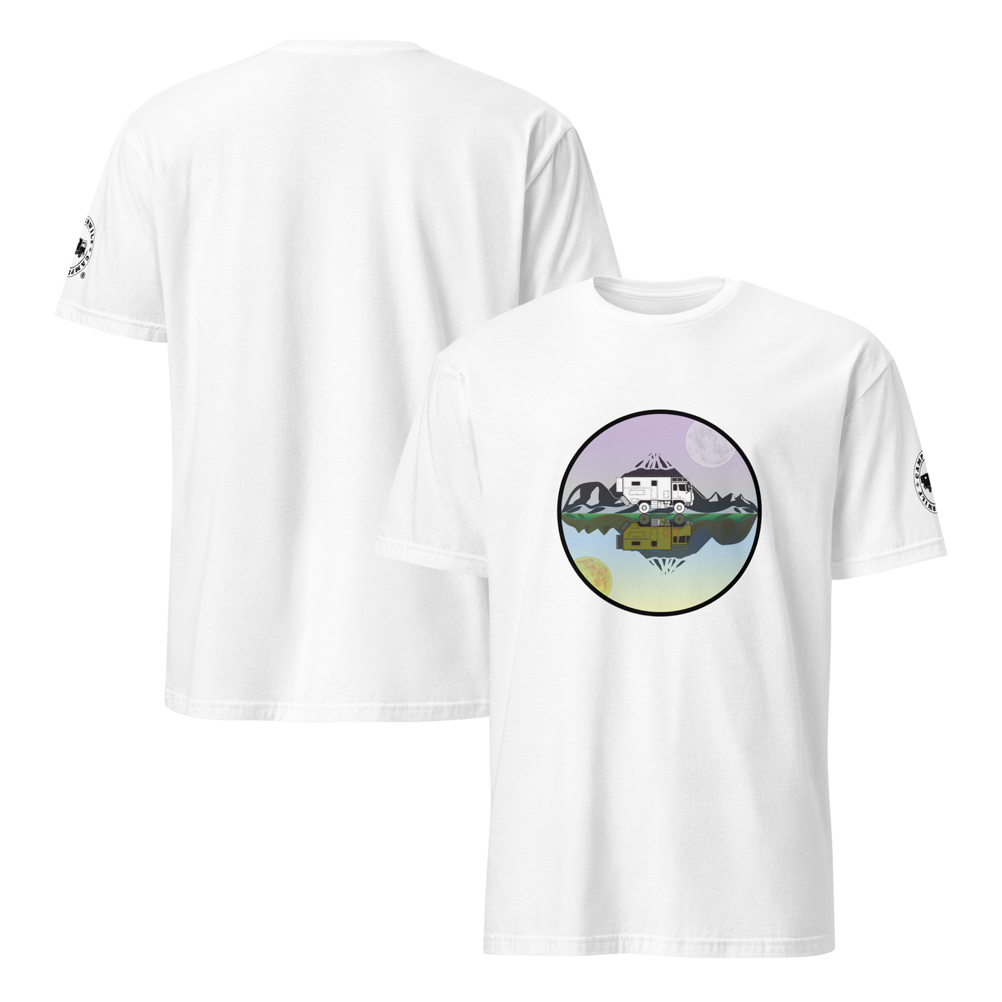 Camiseta Camperwilf® 100% algodón- Blanco, Espejismo 4