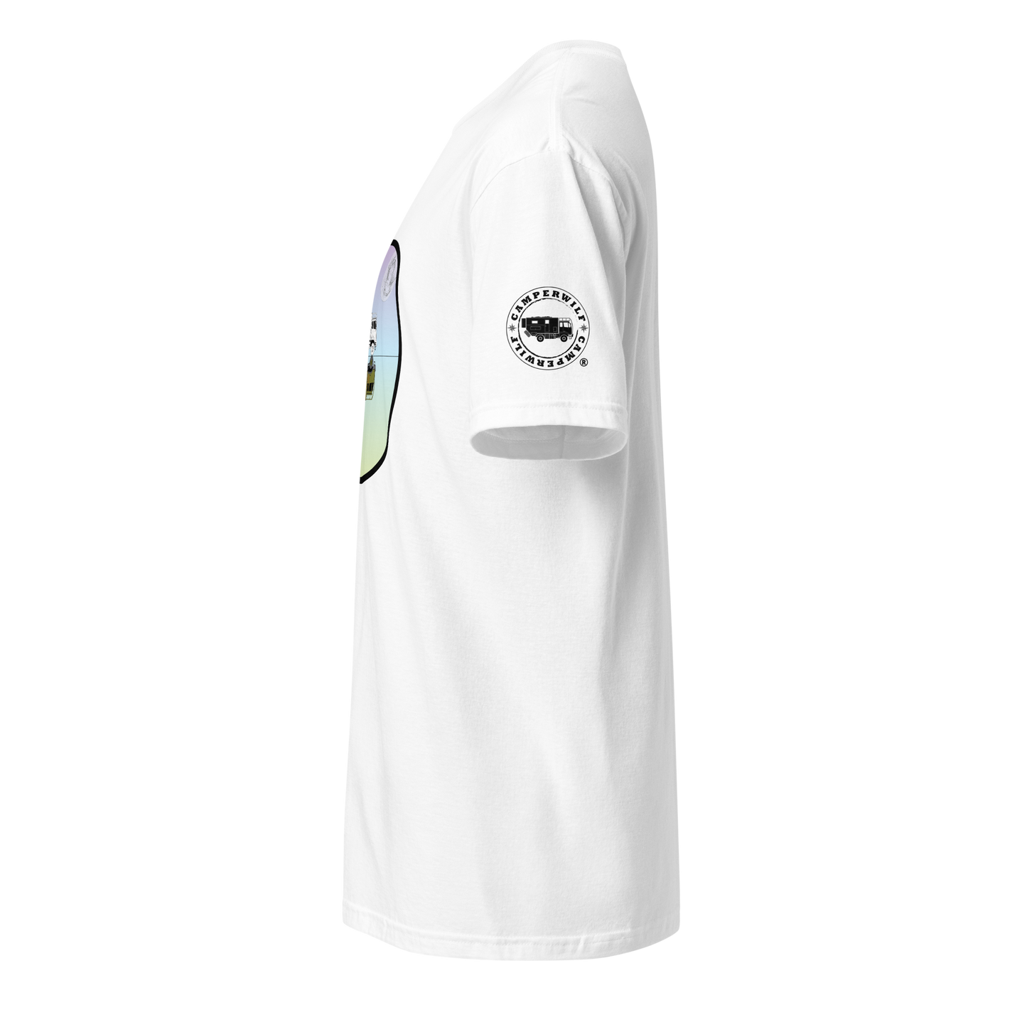 Camiseta Camperwilf® 100% algodón- Blanco, Espejismo