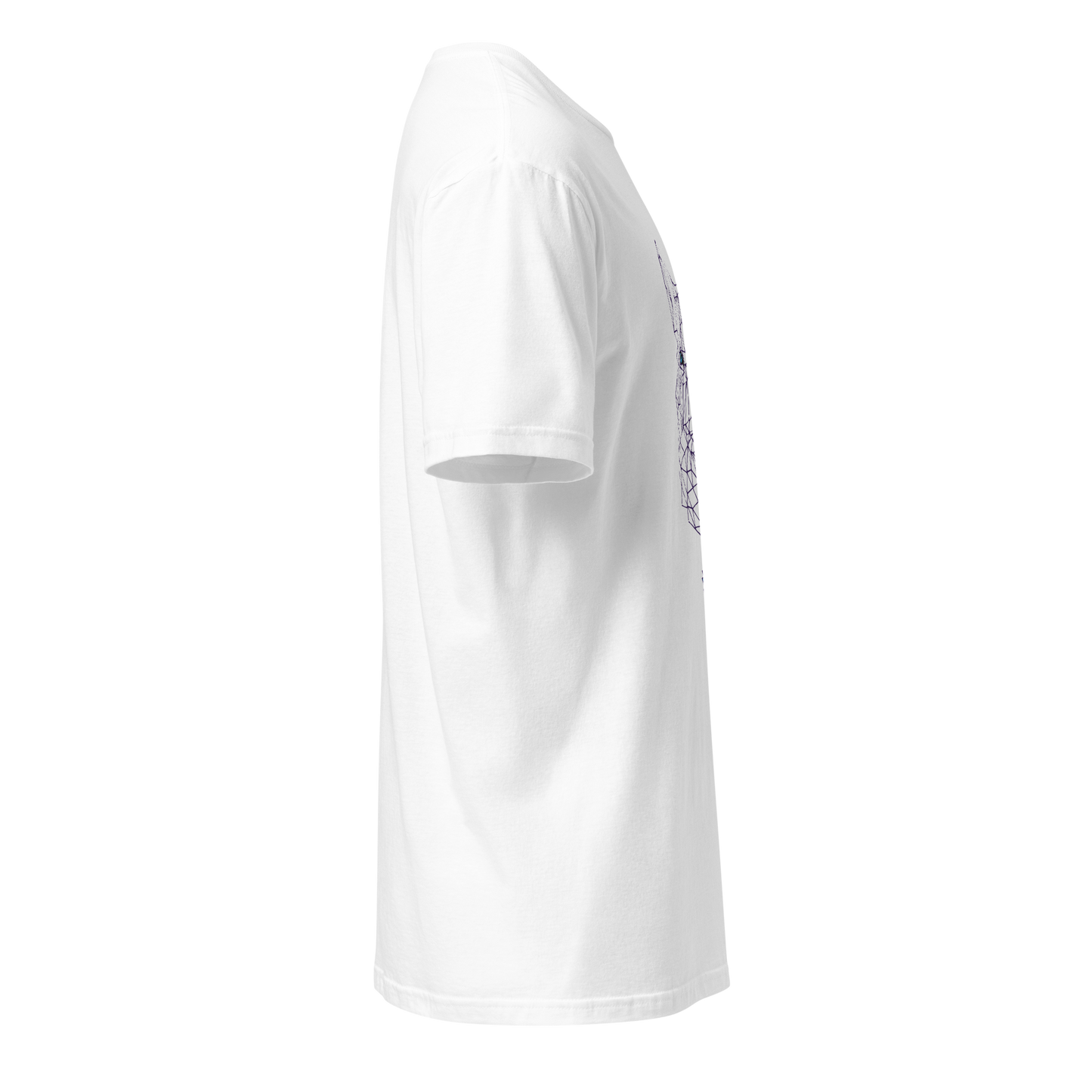Camiseta Camperwilf® 100% algodón- Blanco, Lobo lila