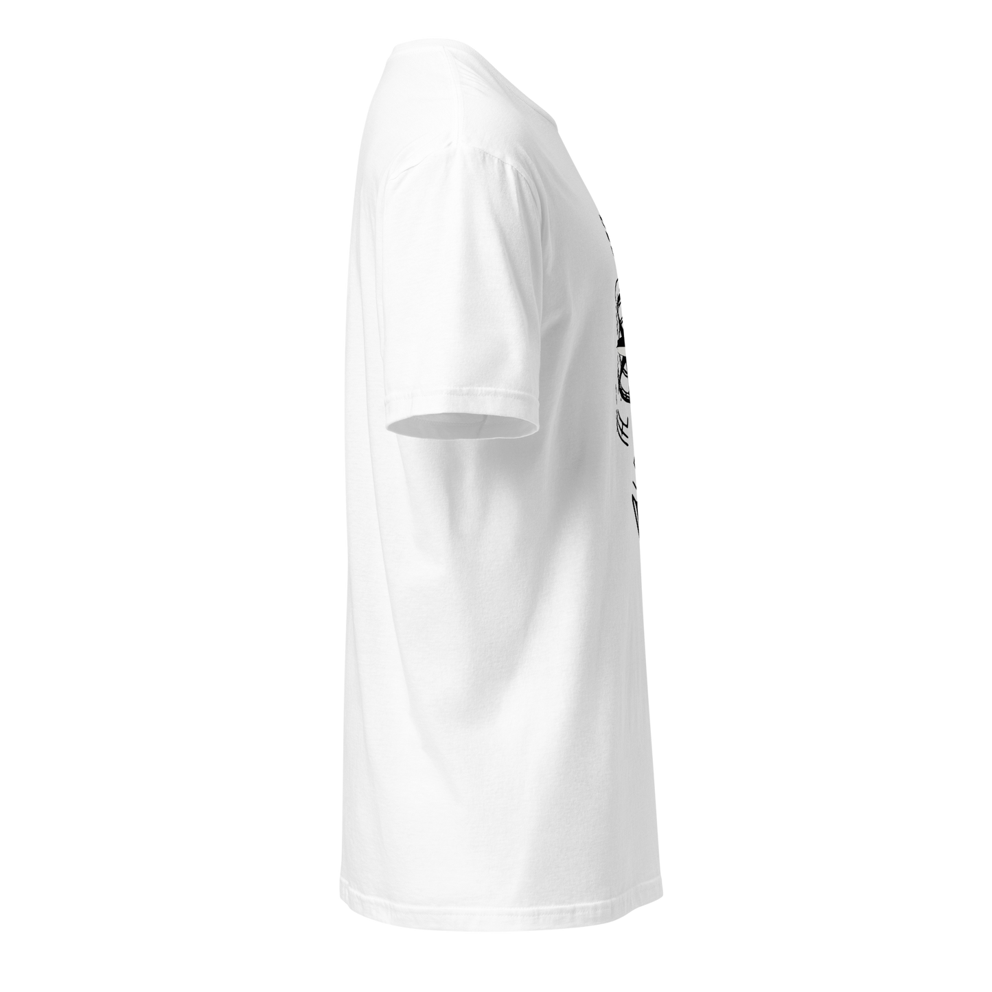 Camiseta Camperwilf® 100% algodón- Blanco, Flecha Negra