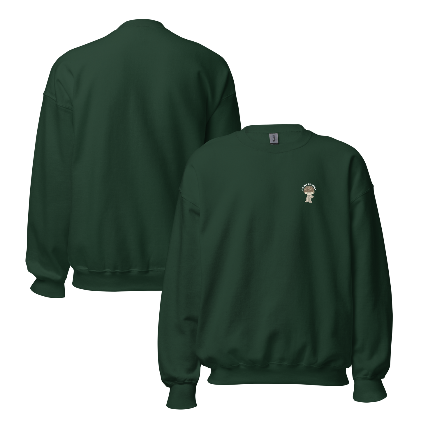 Sudadera Camperwilf® – Setita Marrón Unisex (Color Verde Bosque)