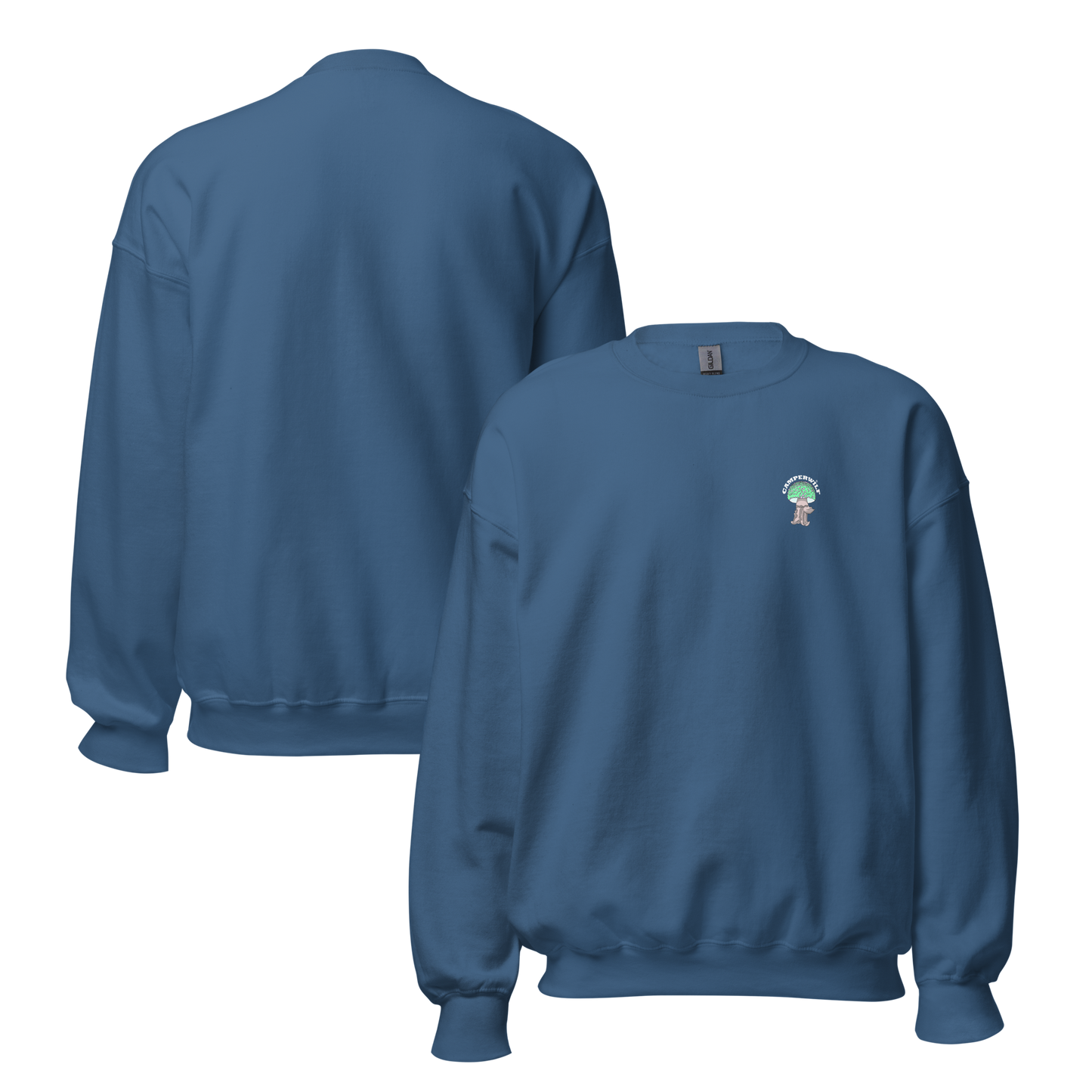Sudadera Camperwilf® – Setita Turquesa Unisex (Color Azul Añil)
