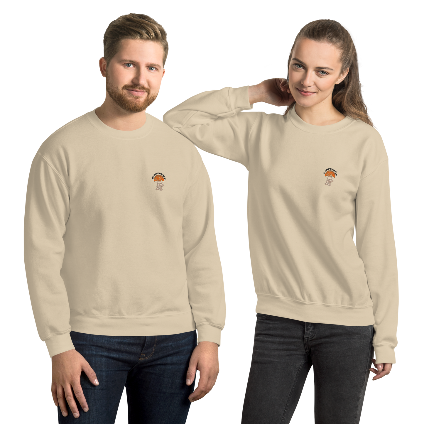 Sudadera Camperwilf® – Setita Naranja Unisex (Color Arena)