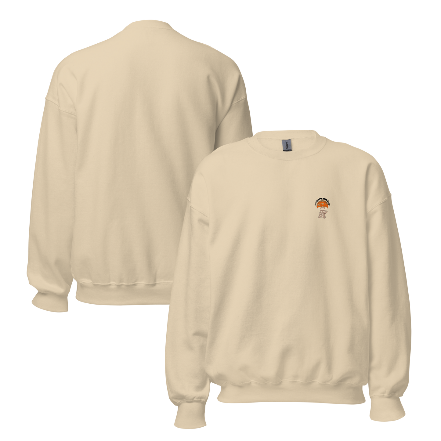 Sudadera Camperwilf® – Setita Naranja Unisex (Color Arena)