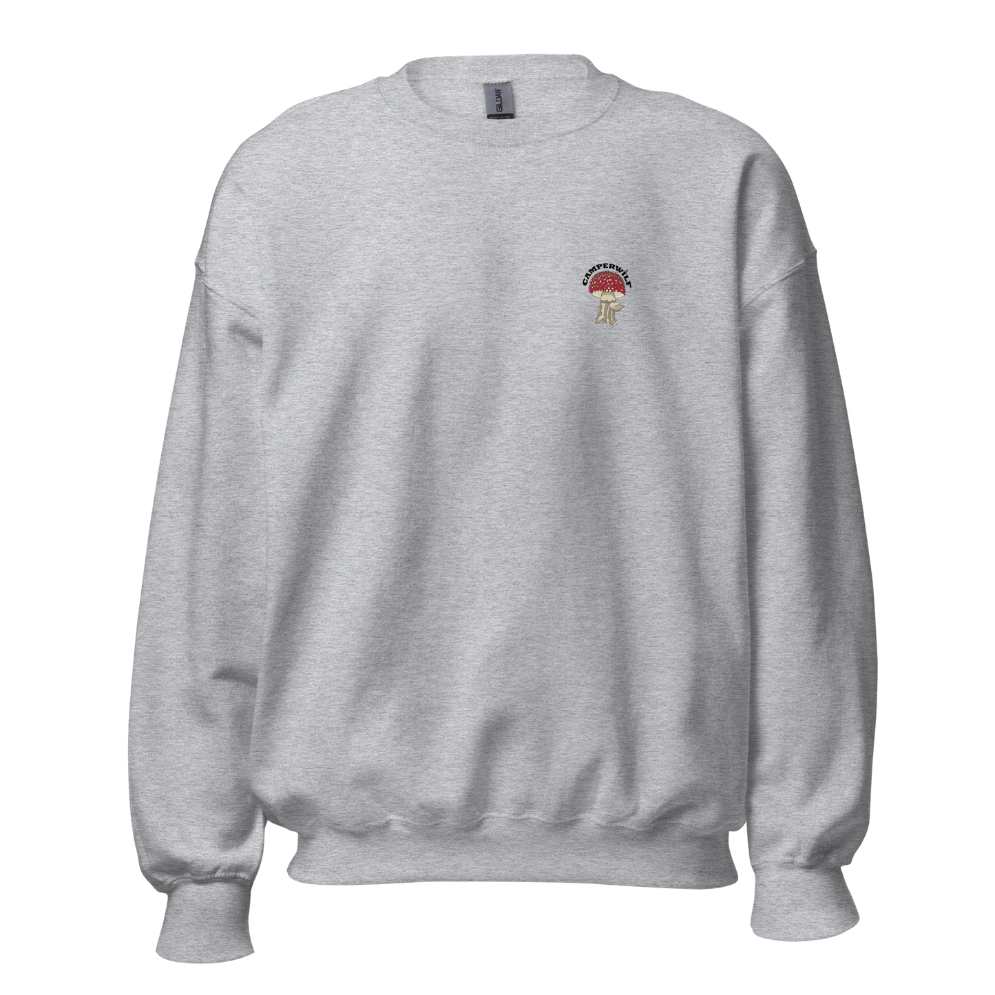 Sudadera Camperwilf® – Setita Roja Unisex (Color Gris Deportivo)