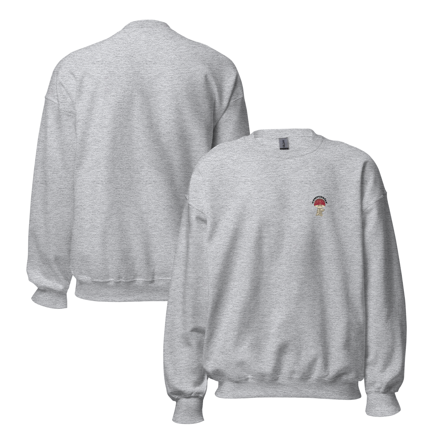 Sudadera Camperwilf® – Setita Roja Unisex (Color Gris Deportivo)