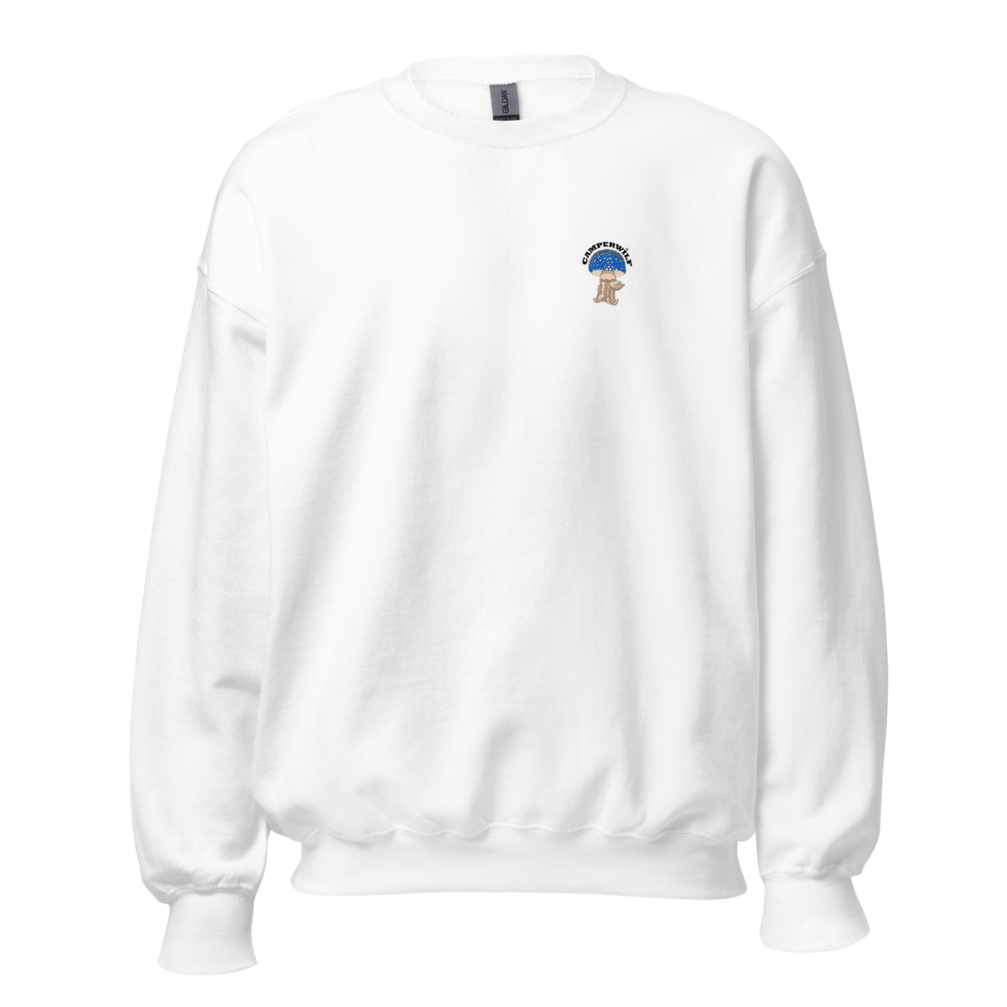 Sudadera Camperwilf® – Setita Azul Unisex (Color Blanco)