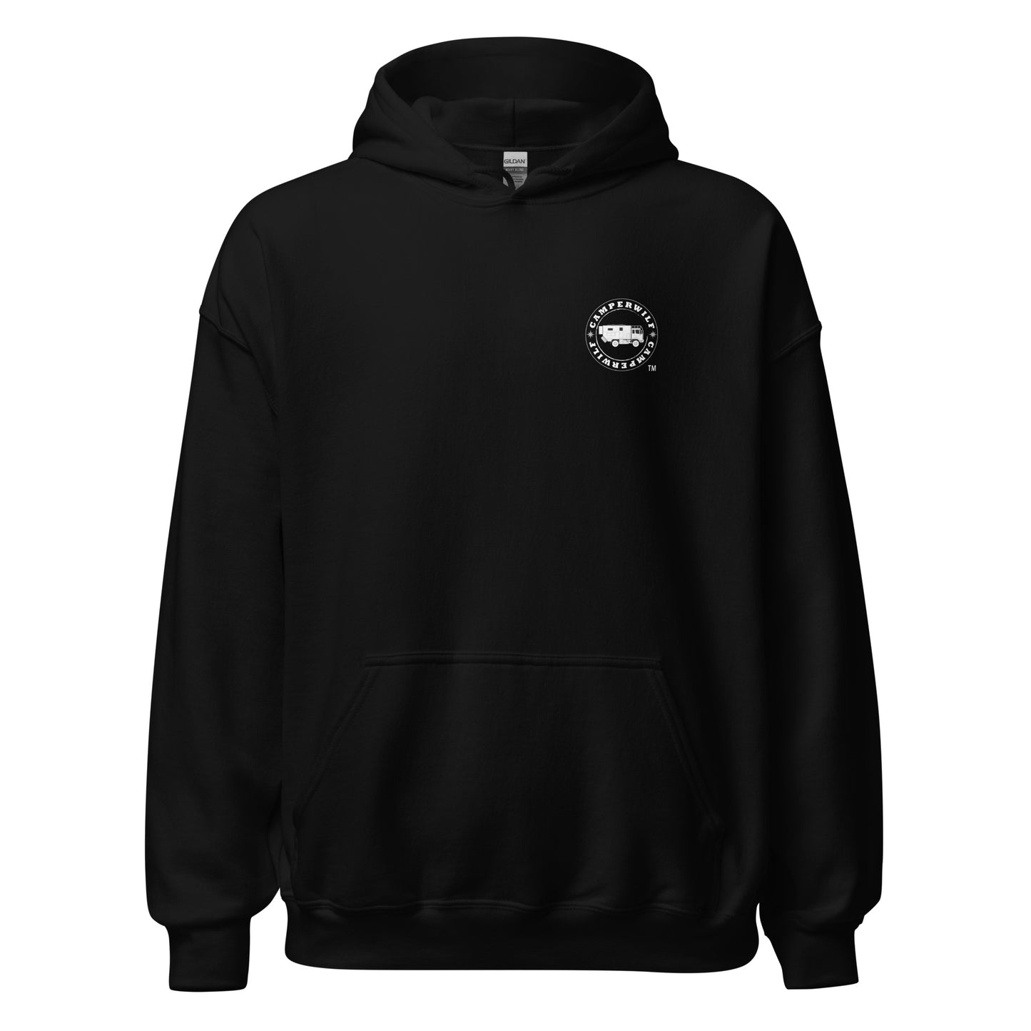 Sudadera Camperwilf® – Negra con Capucha