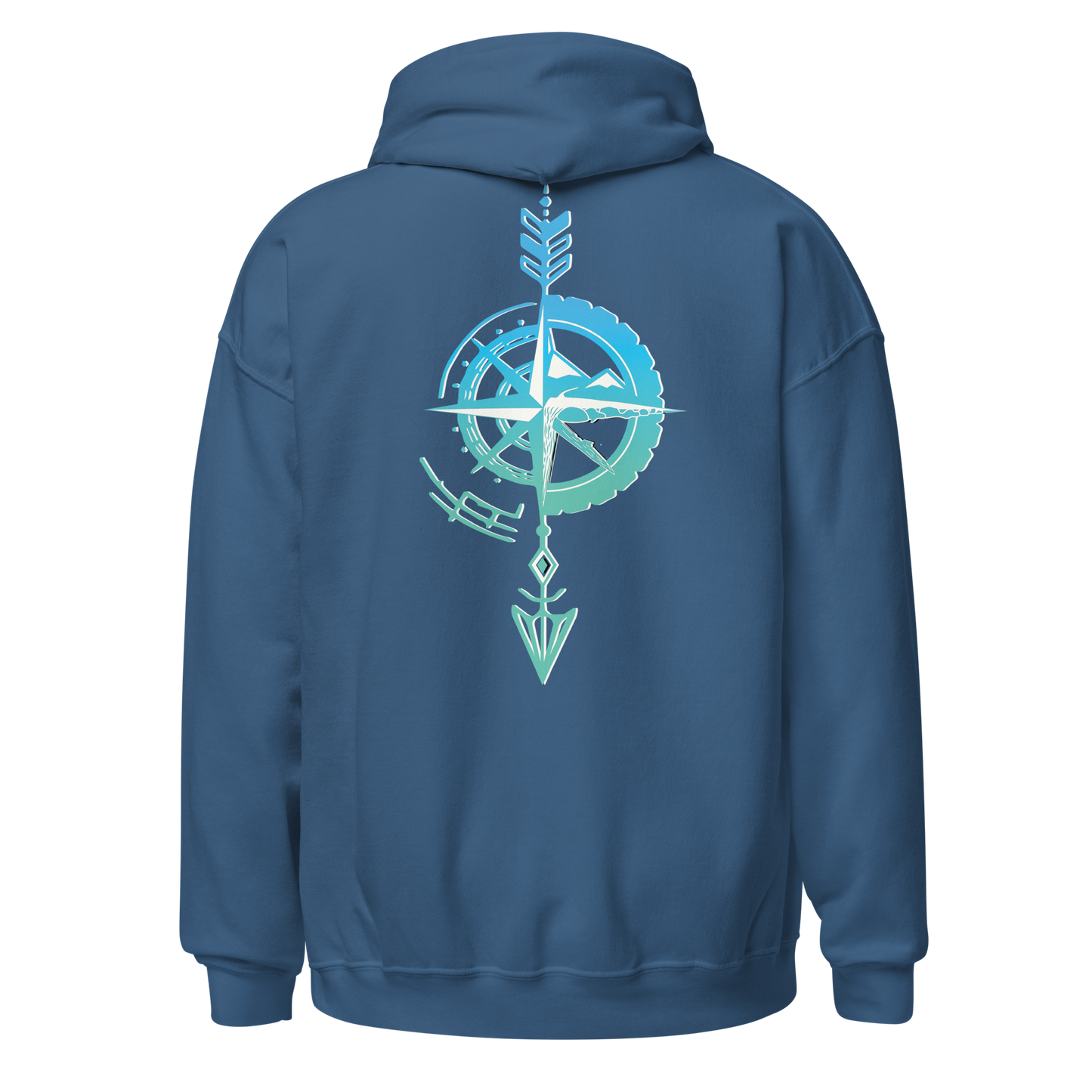 Sudadera Camperwilf® – Flecha Azul (Color Azul Añil)