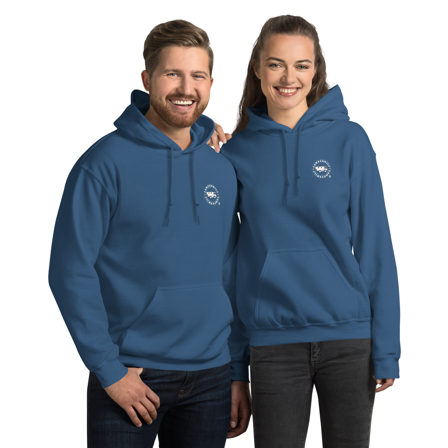 Sudadera Camperwilf® – Espejo (Color Azul Añil)