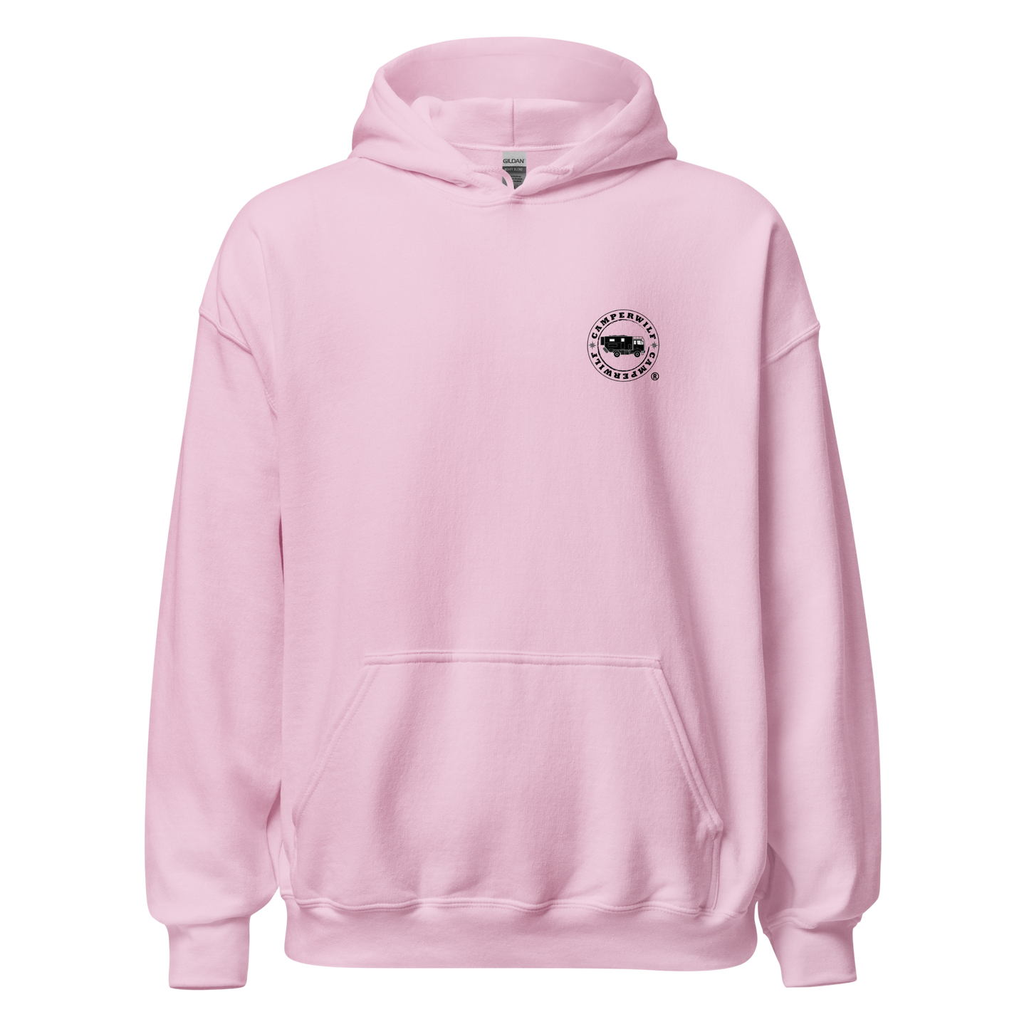 Sudadera Camperwilf® – Flecha Azul (Color Rosa)