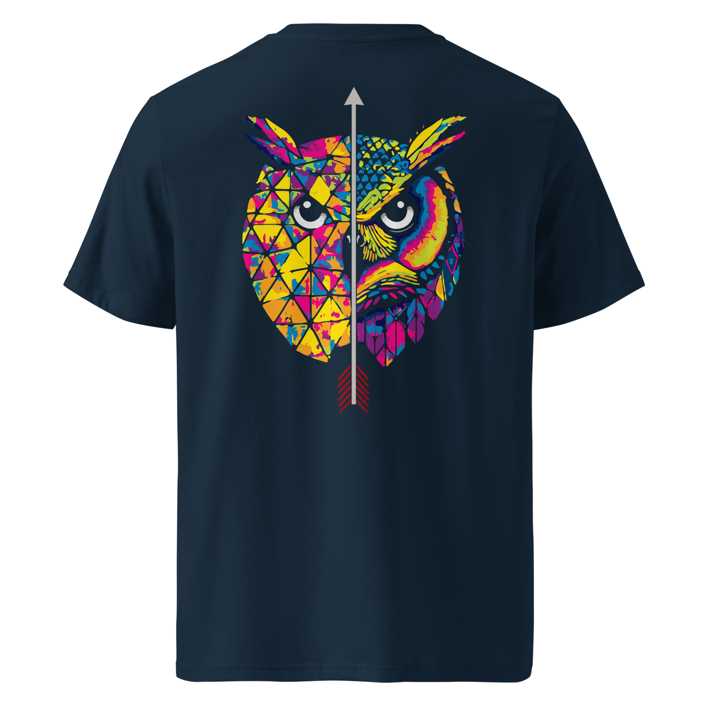 Camiseta Camperwilf® – Búho (Color Azul Navy)