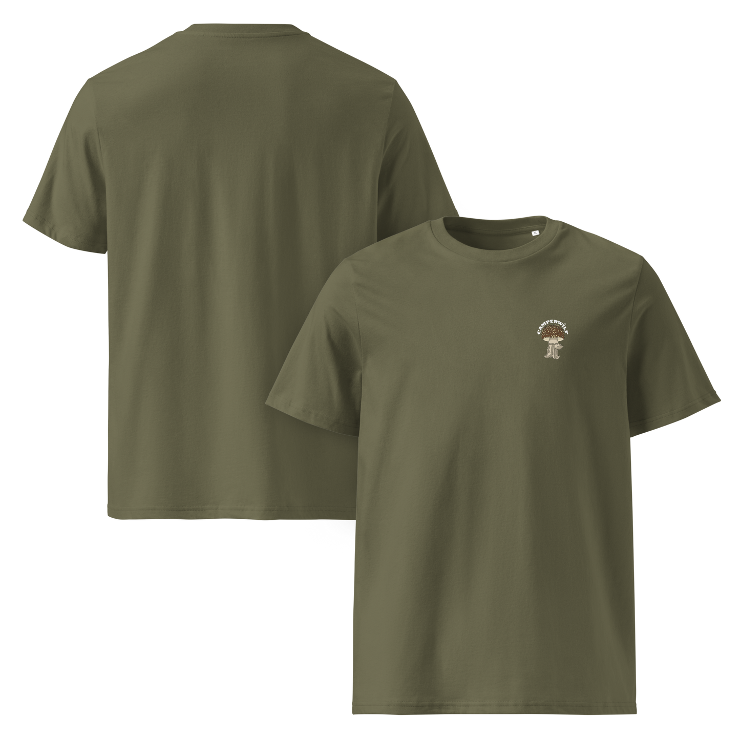 Camiseta Camperwilf® – Setita Marrón (Color Verde Musgo)