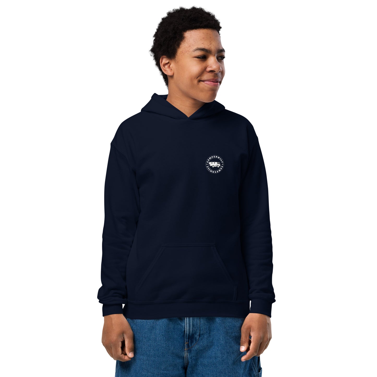 Sudadera con capucha niños Flecha azul