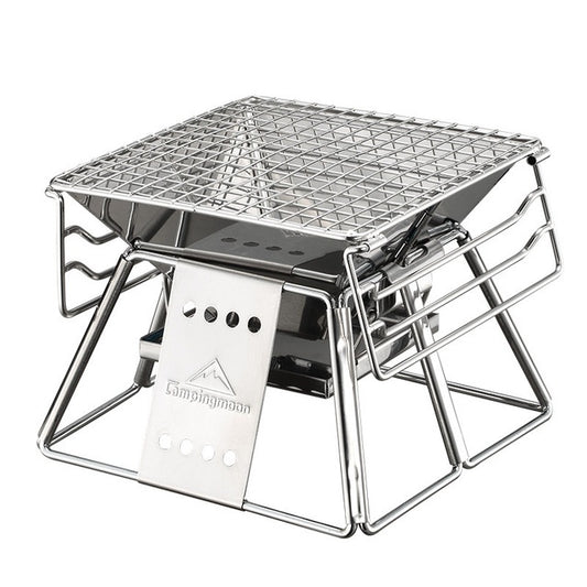 Mini Parrilla Portátil Camperwilf® – Acero Inoxidable