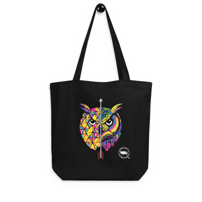 Ecobolsa Búho Camperwilf® – Algodón Orgánico