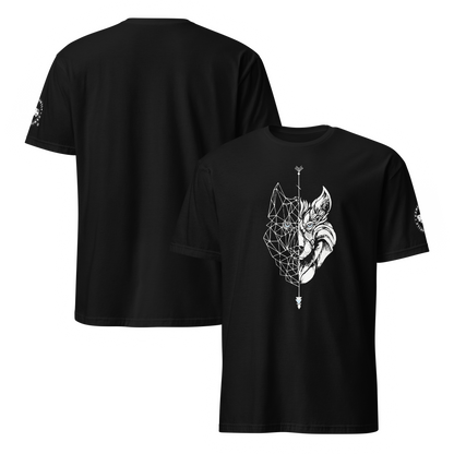 Camiseta Camperwilf® 100% algodón- Negro, Lobo blanco