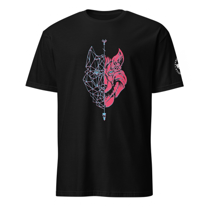 Camiseta Camperwilf® 100% algodón- Negro, Lobo 3d