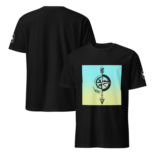 Camiseta Camperwilf® 100% algodón- Negro, Bicolor flecha