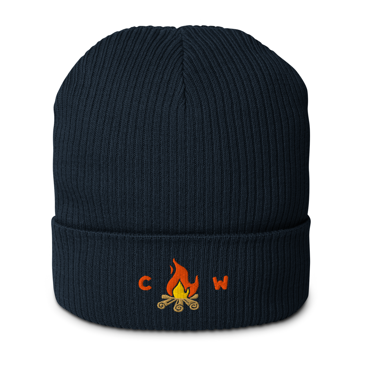 Gorro de Algodón Orgánico Camperwilf® – Hoguera, color Azul Navy