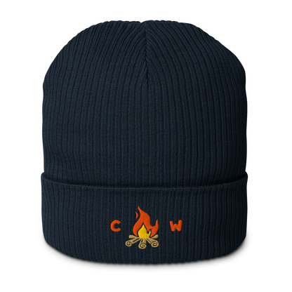 Gorro de Algodón Orgánico Camperwilf® – Hoguera, color Azul Navy