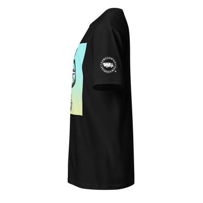 Camiseta Camperwilf® 100% algodón- Negro, Bicolor flecha