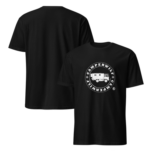 Camiseta Camperwilf® 100% algodón- Negro, Logo
