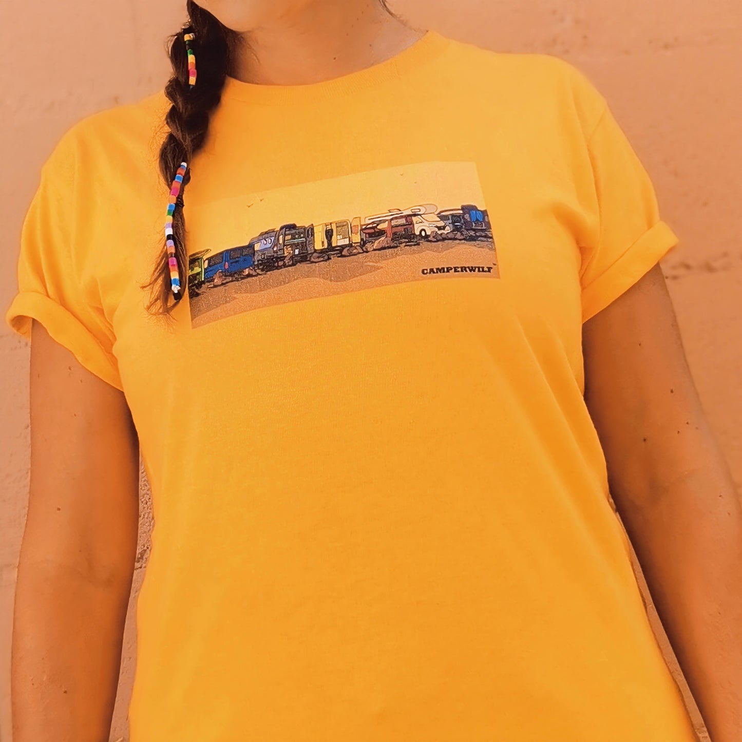 Camiseta adolescente Caravanas 100% algodón (8 Colores)