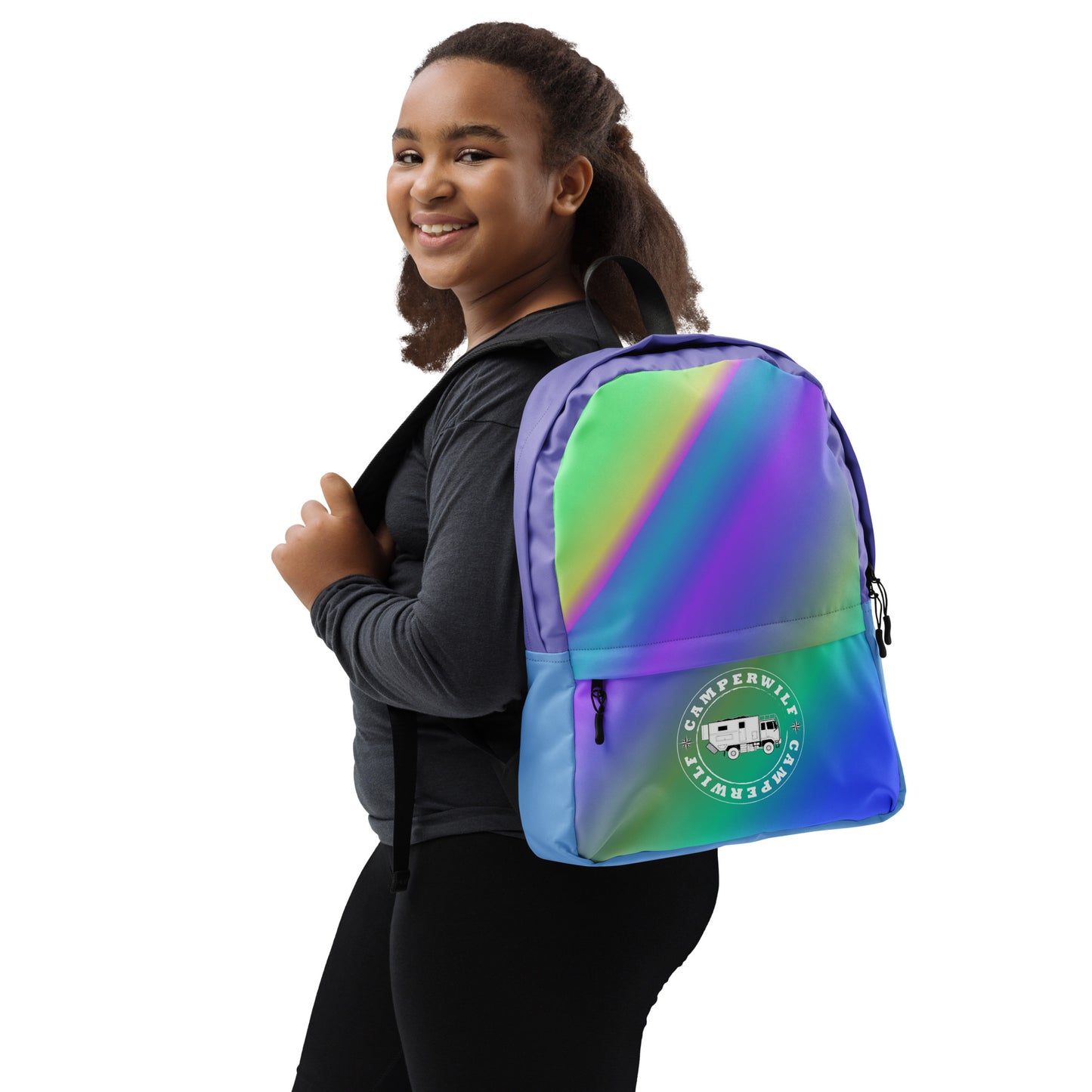 Mochila Multicolor, cosida a mano