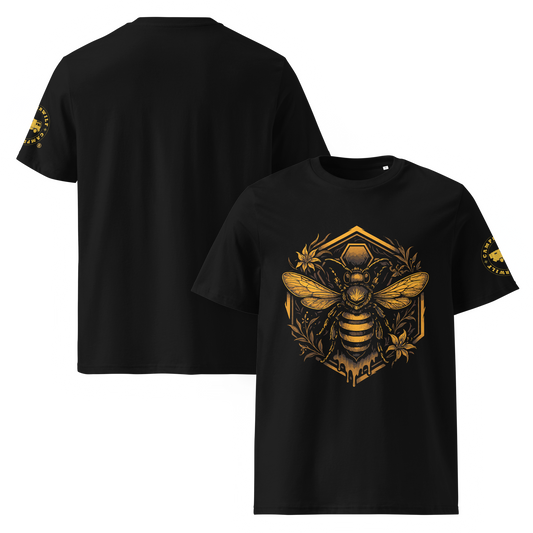 Camiseta Abeja Camperwilf® – Negra