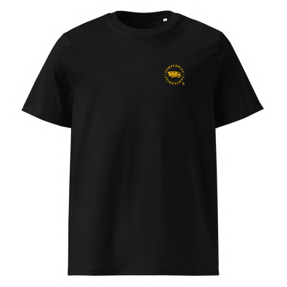 Camiseta Abeja Camperwilf® – Negra (Espalda)